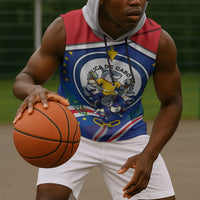 Cape Verde 2026 Football Sleeveless Hoodie Orgulho Tubaroes Azuis Make History