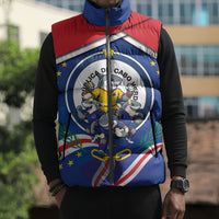 Cape Verde 2026 Football Sleeveless Puffer Jacket Orgulho Tubaroes Azuis Make History