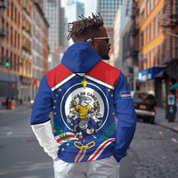 Cape Verde 2026 Football Zip Hoodie Orgulho Tubaroes Azuis Make History