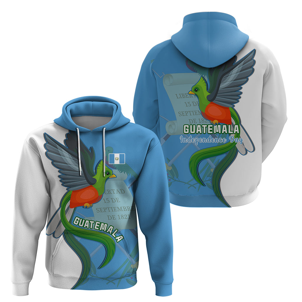 Guatemala Independence Day Hoodie Guatemalan Quetzal 202st Anniversary - Wonder Print Shop
