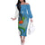Guatemala Independence Day Off The Shoulder Long Sleeve Dress Guatemalan Quetzal 202st Anniversary - Wonder Print Shop