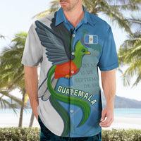 Custom Guatemala Independence Day Hawaiian Shirt Guatemalan Quetzal 202st Anniversary - Wonder Print Shop