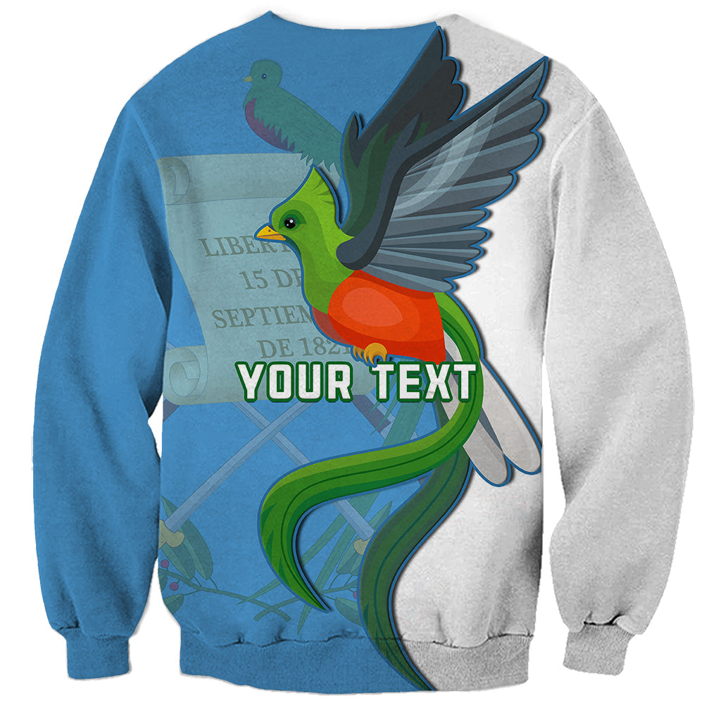 Custom Guatemala Independence Day Sweatshirt Guatemalan Quetzal 202st Anniversary - Wonder Print Shop