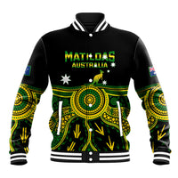 Australia Soccer Baseball Jacket Aboriginal Go Matildas 2023 World Cup - Wonder Print Shop