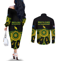 australia-soccer-couples-matching-off-the-shoulder-long-sleeve-dress-and-long-sleeve-button-shirts-aboriginal-go-matildas-2023-world-cup