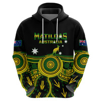 Australia Soccer Hoodie Aboriginal Go Matildas 2023 World Cup - Wonder Print Shop