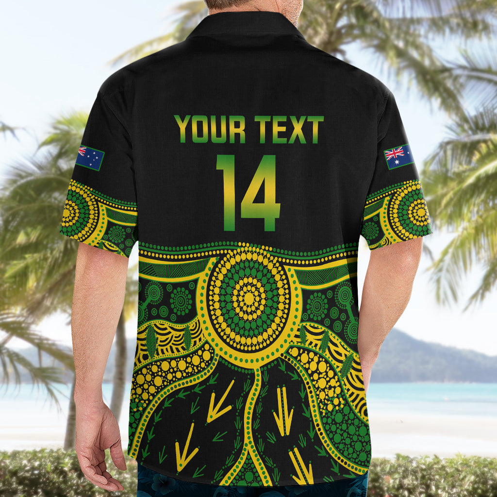 Personalised Australia Soccer Hawaiian Shirt Aboriginal Go Matildas 2023 World Cup - Wonder Print Shop