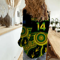 Personalised Australia Soccer Women Casual Shirt Aboriginal Go Matildas 2023 World Cup - Wonder Print Shop
