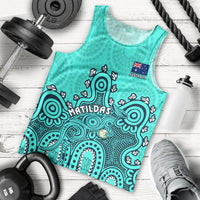 personalised-australia-soccer-men-tank-top-aboriginal-turquoise-2023-world-cup-with-kangaroo