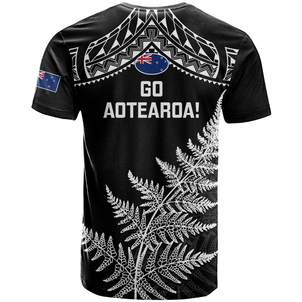 New Zealand Silver Fern Rugby T Shirt Go All Black 2023 World Cup - Wonder Print Shop