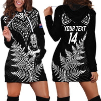 Personalised New Zealand Silver Fern Rugby Hoodie Dress Go All Black 2023 World Cup - Wonder Print Shop