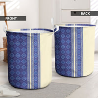 Mabuhay Philippines Festival Laundry Basket Yakan Modern Filipiniana Inspired