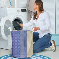 Mabuhay Philippines Festival Laundry Basket Yakan Modern Filipiniana Inspired