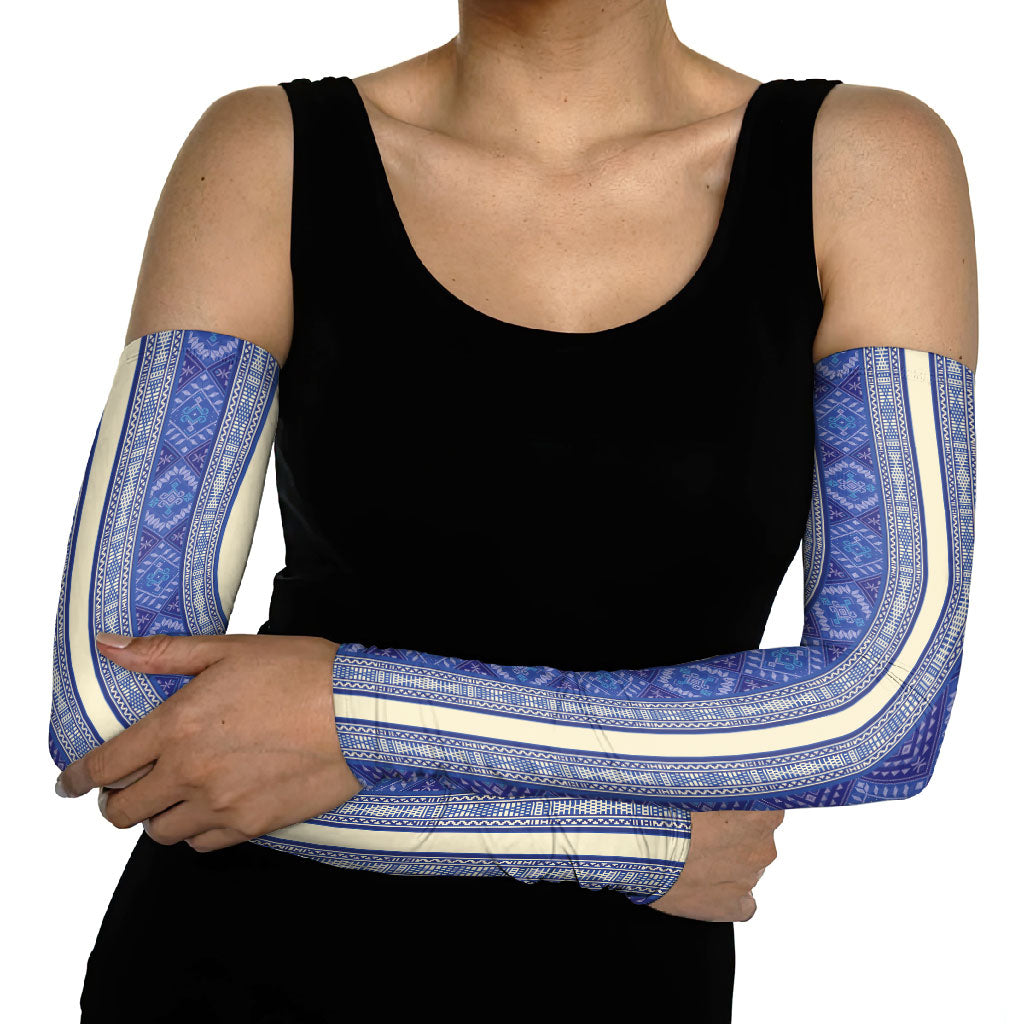 Mabuhay Philippines Festival Arm Sleeves Yakan Modern Filipiniana Inspired