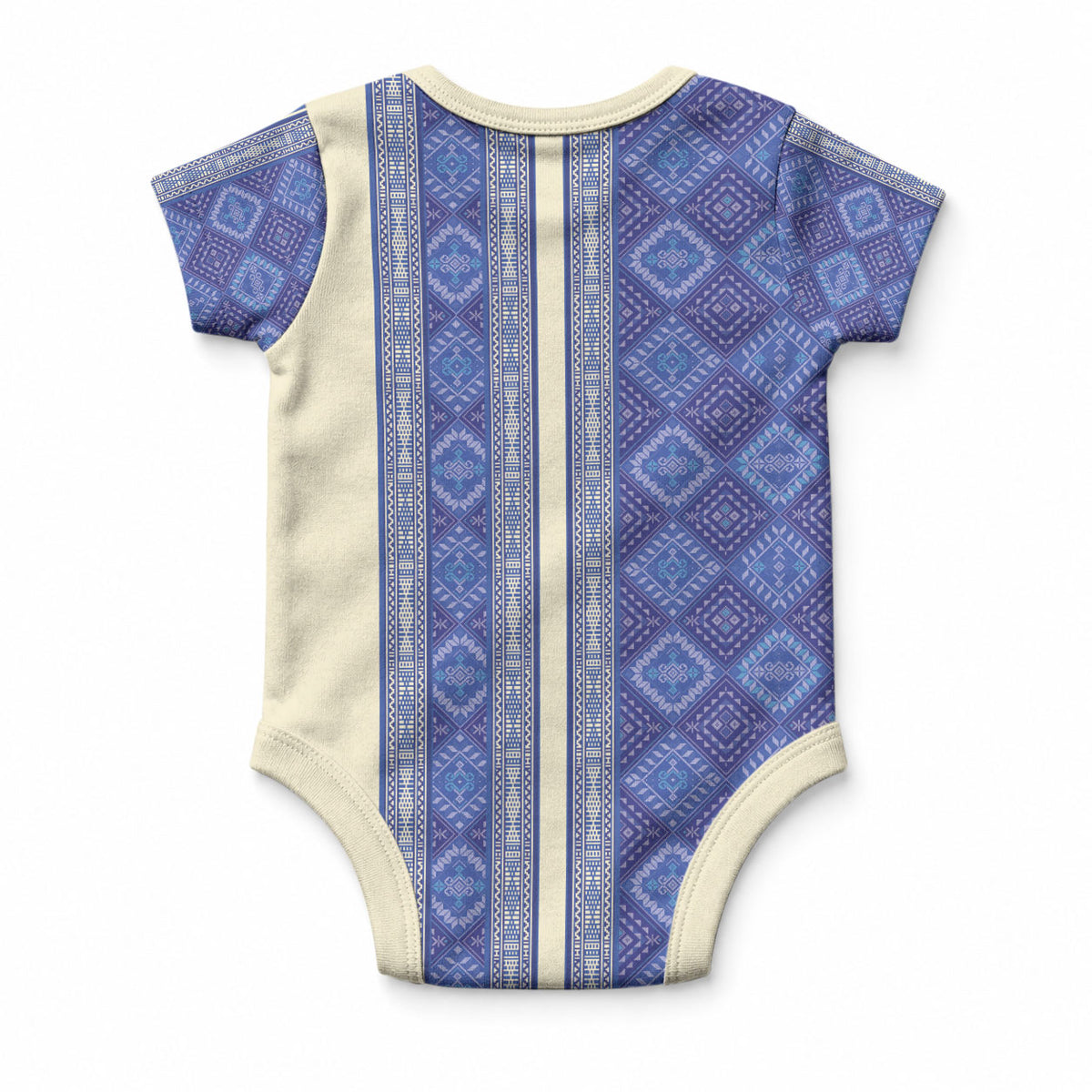 Mabuhay Philippines Festival Baby Onesie Yakan Modern Filipiniana Inspired