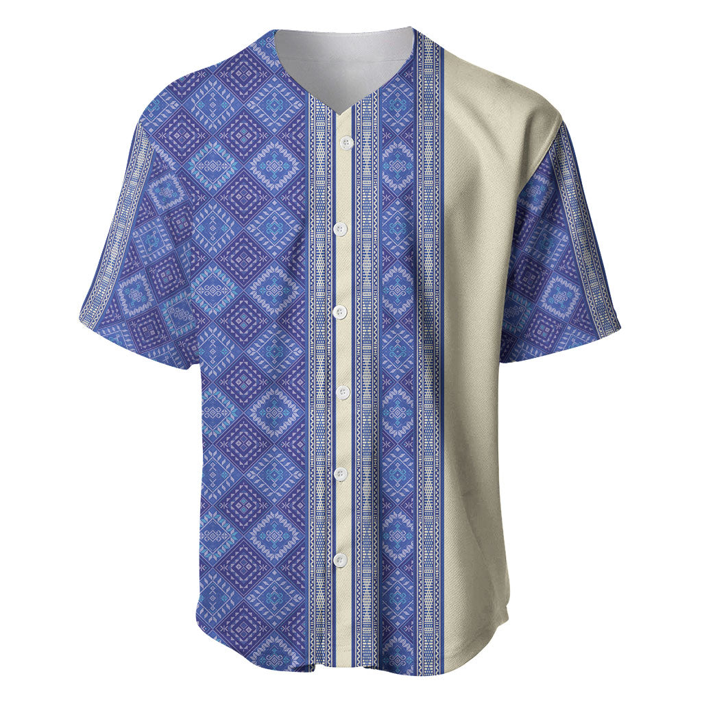 Mabuhay Philippines Festival Baseball Jersey Yakan Modern Filipiniana Inspired