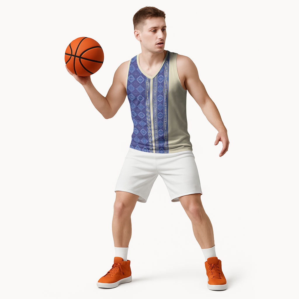 Mabuhay Philippines Festival Basketball Jersey Yakan Modern Filipiniana Inspired