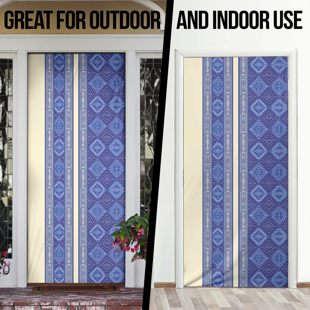 Mabuhay Philippines Festival Door Cover Yakan Modern Filipiniana Inspired
