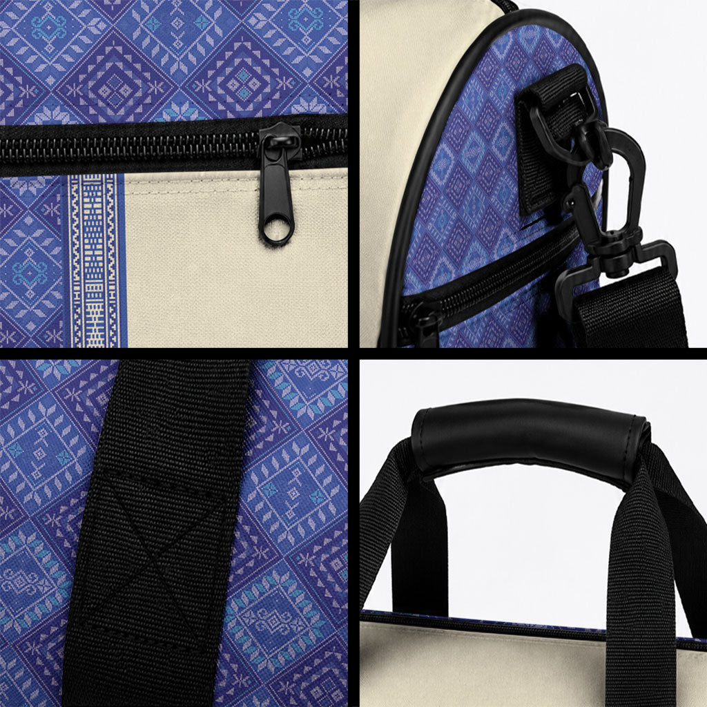 Mabuhay Philippines Festival Duffle Bag Yakan Modern Filipiniana Inspired