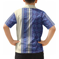 Mabuhay Philippines Festival Kid Hawaiian Shirt Yakan Modern Filipiniana Inspired