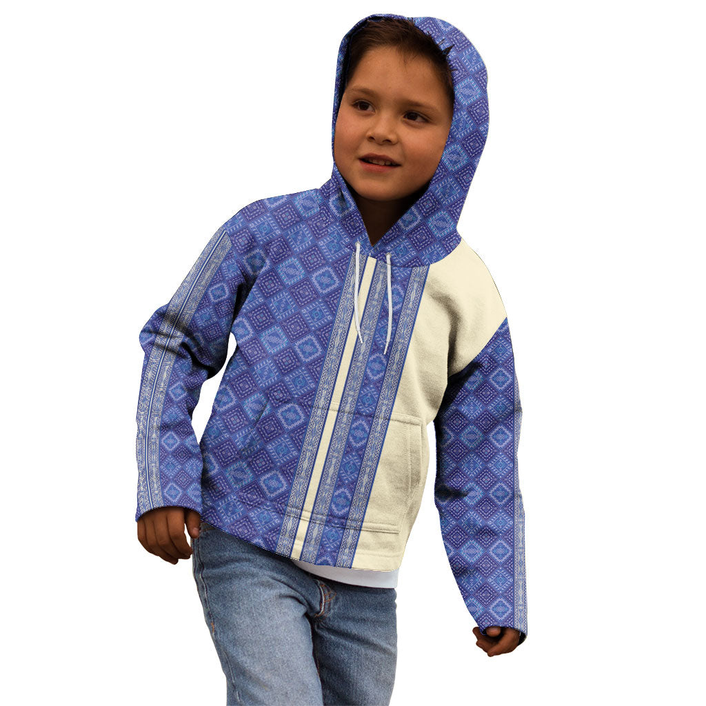 Mabuhay Philippines Festival Kid Hoodie Yakan Modern Filipiniana Inspired