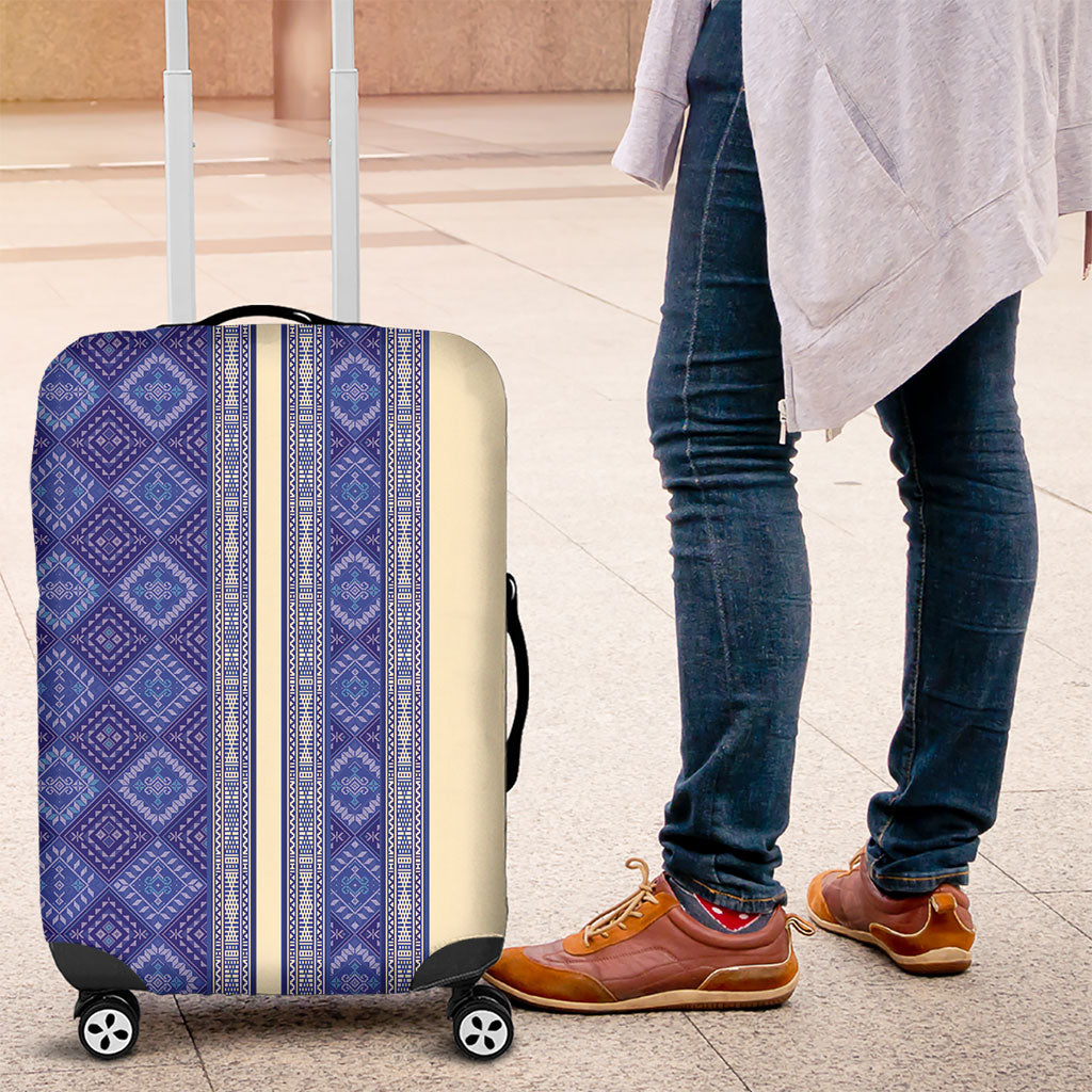 Mabuhay Philippines Festival Luggage Cover Yakan Modern Filipiniana Inspired