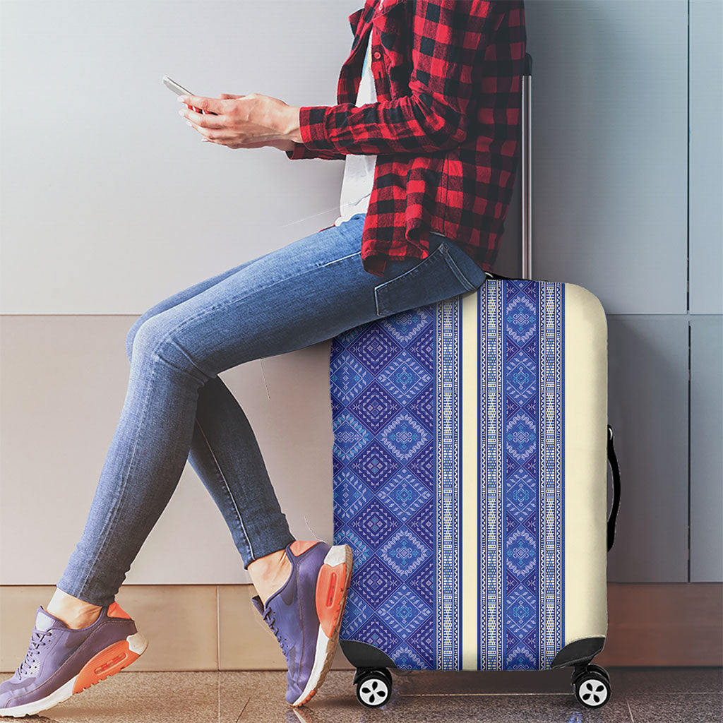 Mabuhay Philippines Festival Luggage Cover Yakan Modern Filipiniana Inspired