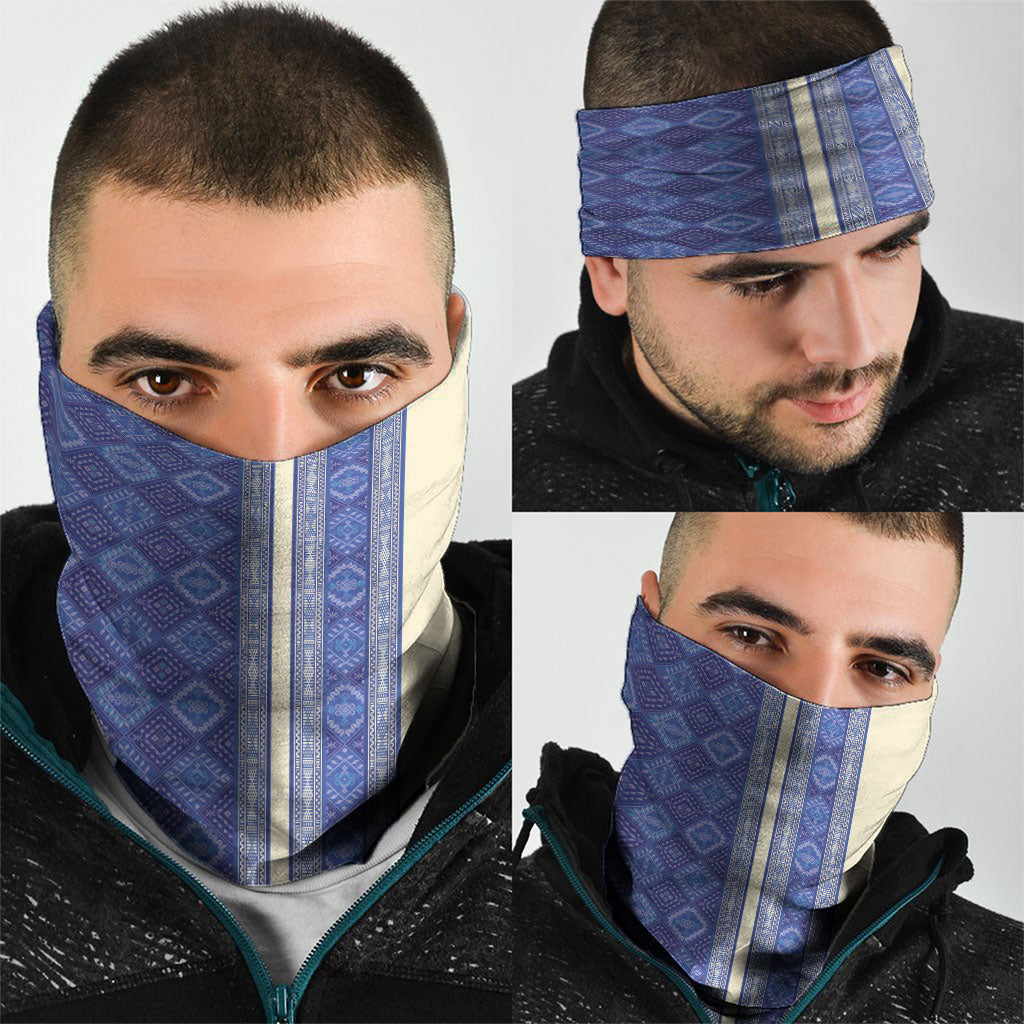 Mabuhay Philippines Festival Neck Gaiter Yakan Modern Filipiniana Inspired