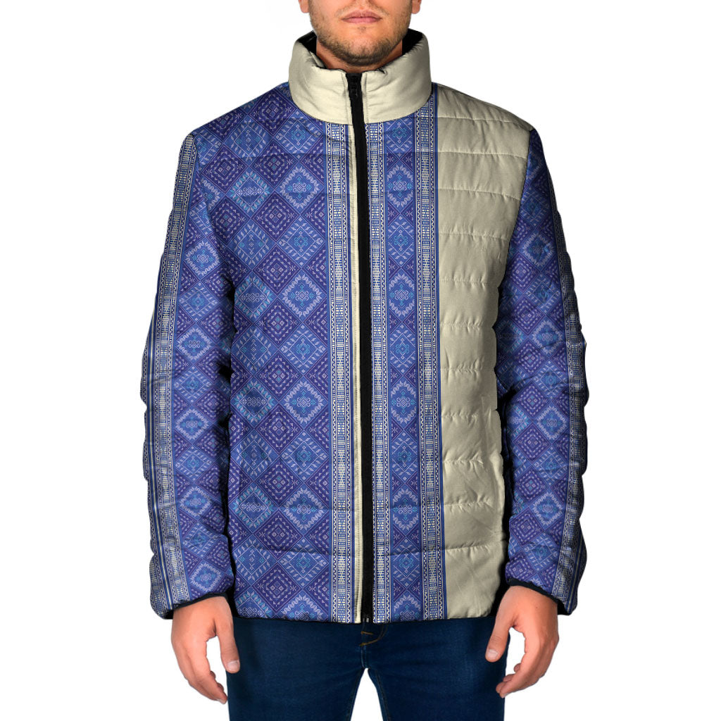 Mabuhay Philippines Festival Padded Jacket Yakan Modern Filipiniana Inspired