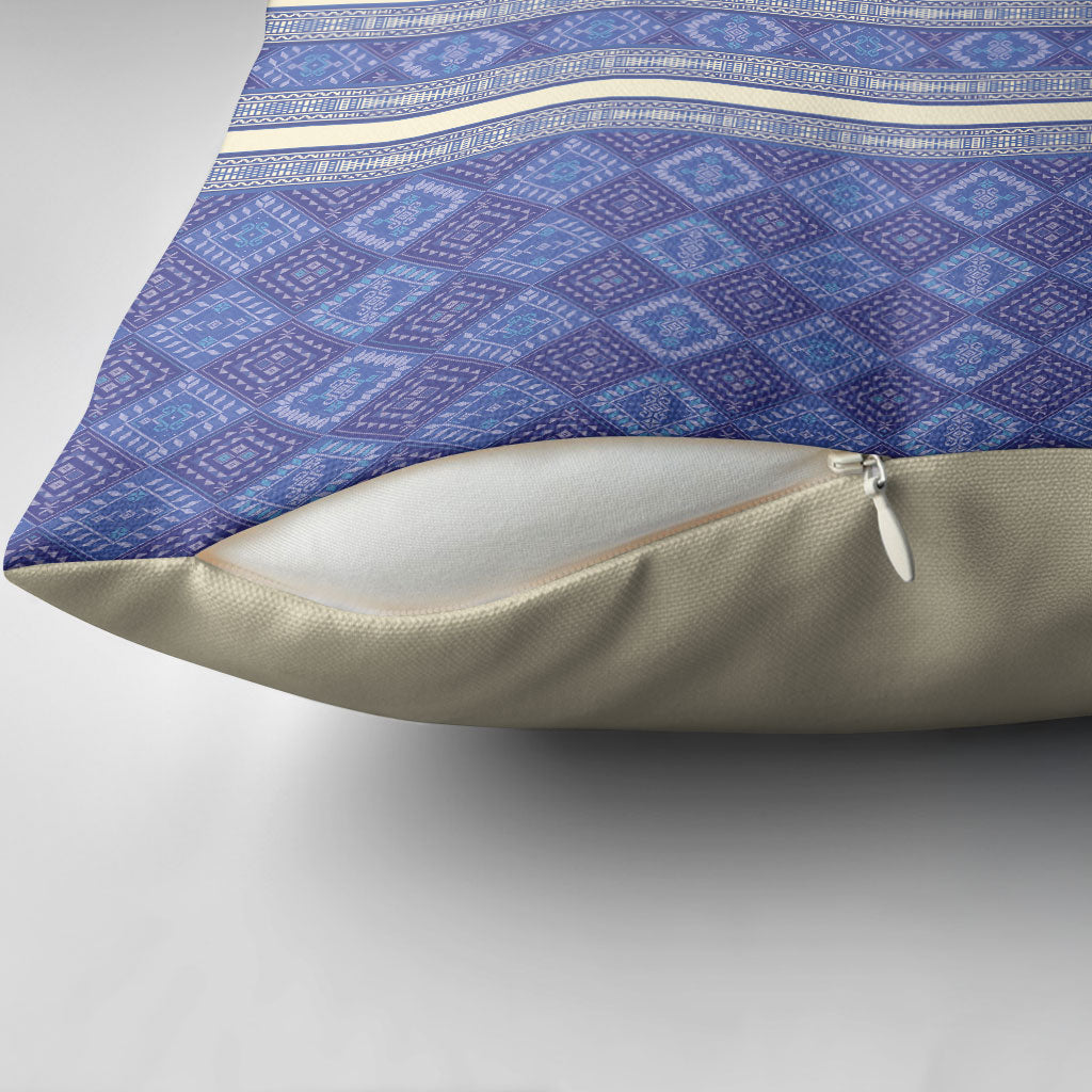 Mabuhay Philippines Festival Pillow Cover Yakan Modern Filipiniana Inspired