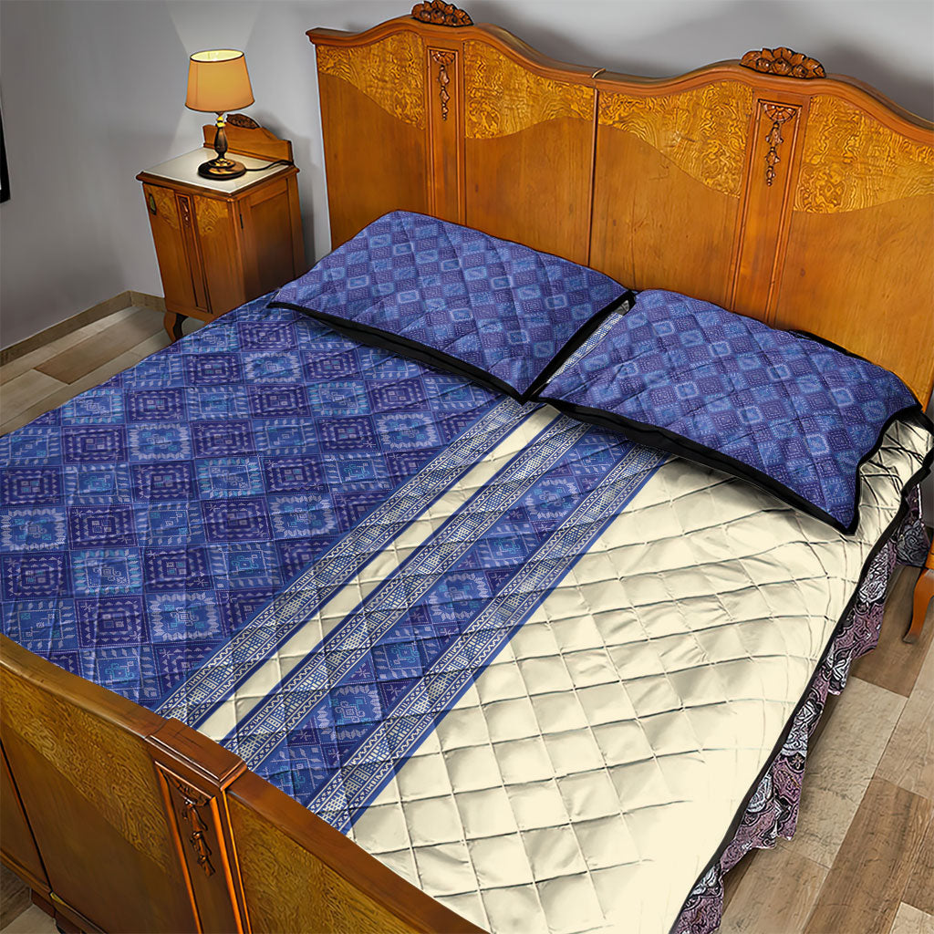 Mabuhay Philippines Festival Quilt Bed Set Yakan Modern Filipiniana Inspired
