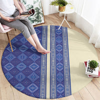 Mabuhay Philippines Festival Round Carpet Yakan Modern Filipiniana Inspired