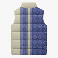 Mabuhay Philippines Festival Sleeveless Puffer Jacket Yakan Modern Filipiniana Inspired