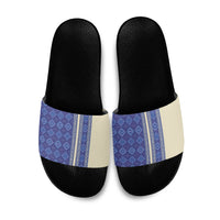 Mabuhay Philippines Festival Slide Sandals Yakan Modern Filipiniana Inspired