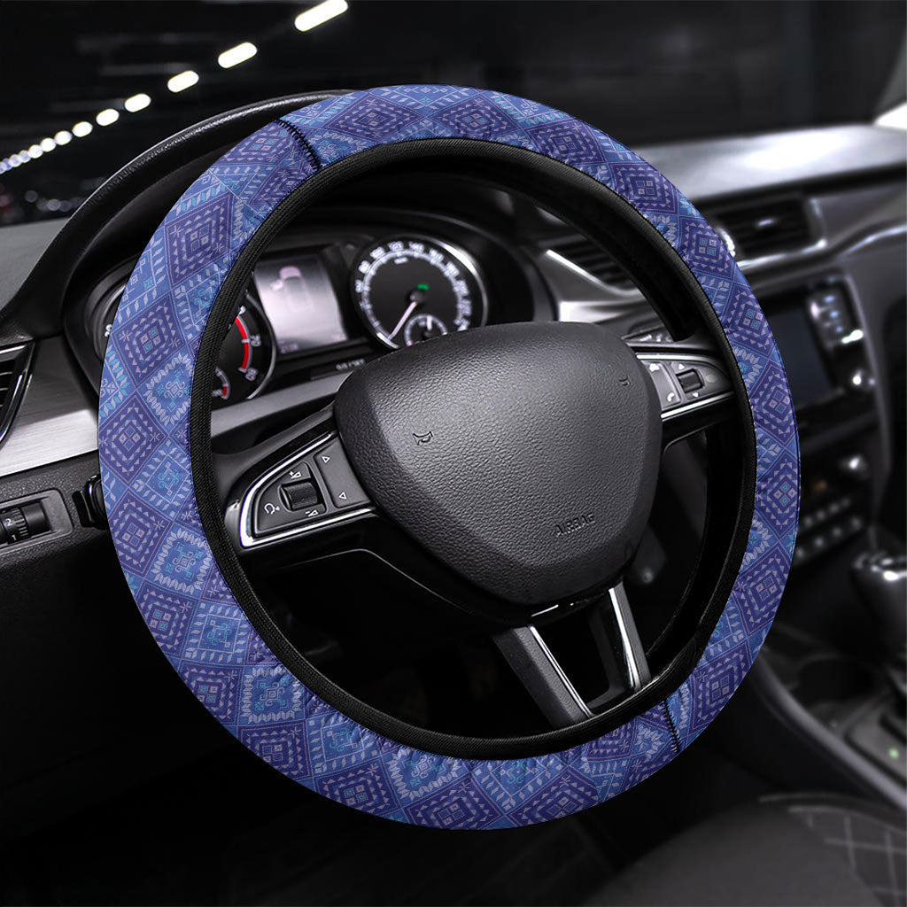 Mabuhay Philippines Festival Steering Wheel Cover Yakan Modern Filipiniana Inspired