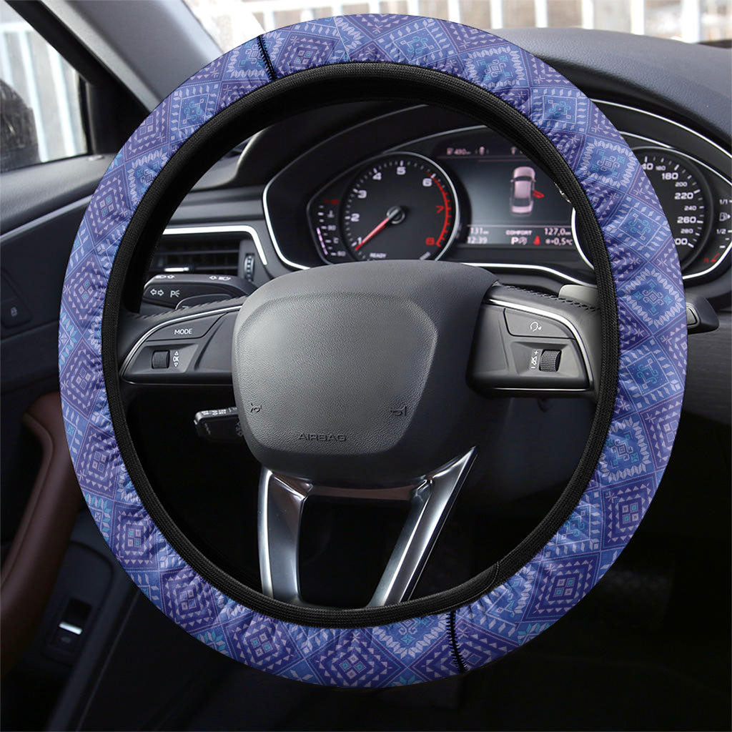 Mabuhay Philippines Festival Steering Wheel Cover Yakan Modern Filipiniana Inspired