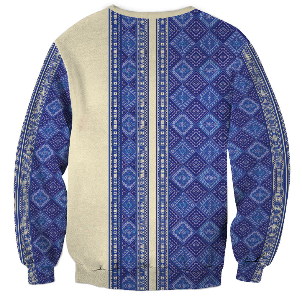 Mabuhay Philippines Festival Sweatshirt Yakan Modern Filipiniana Inspired