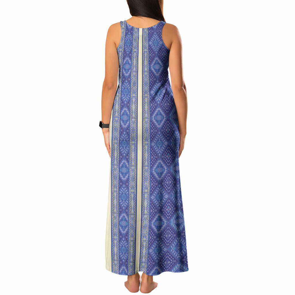 Mabuhay Philippines Festival Tank Maxi Dress Yakan Modern Filipiniana Inspired