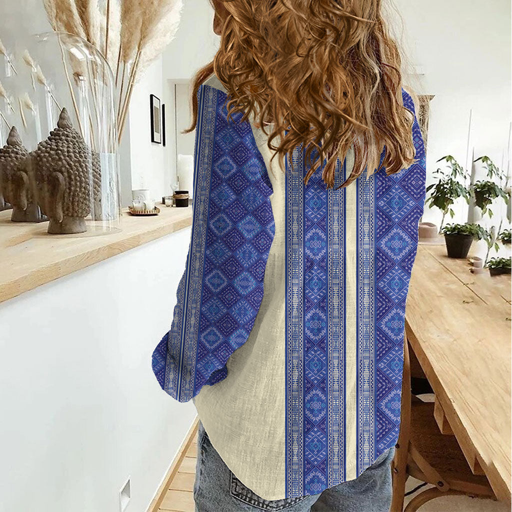 Mabuhay Philippines Festival Women Casual Shirt Yakan Modern Filipiniana Inspired