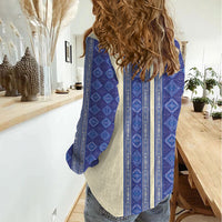 Mabuhay Philippines Festival Women Casual Shirt Yakan Modern Filipiniana Inspired