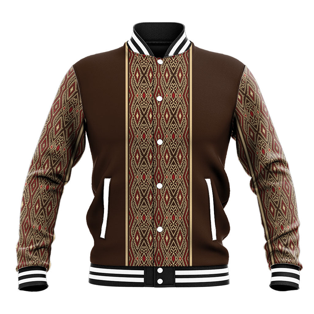 Mabuhay Philippines Festival Baseball Jacket Tnalak Modern Filipiniana Inspired