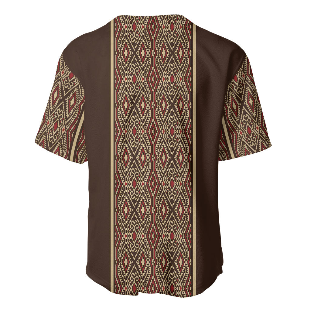 Mabuhay Philippines Festival Baseball Jersey Tnalak Modern Filipiniana Inspired
