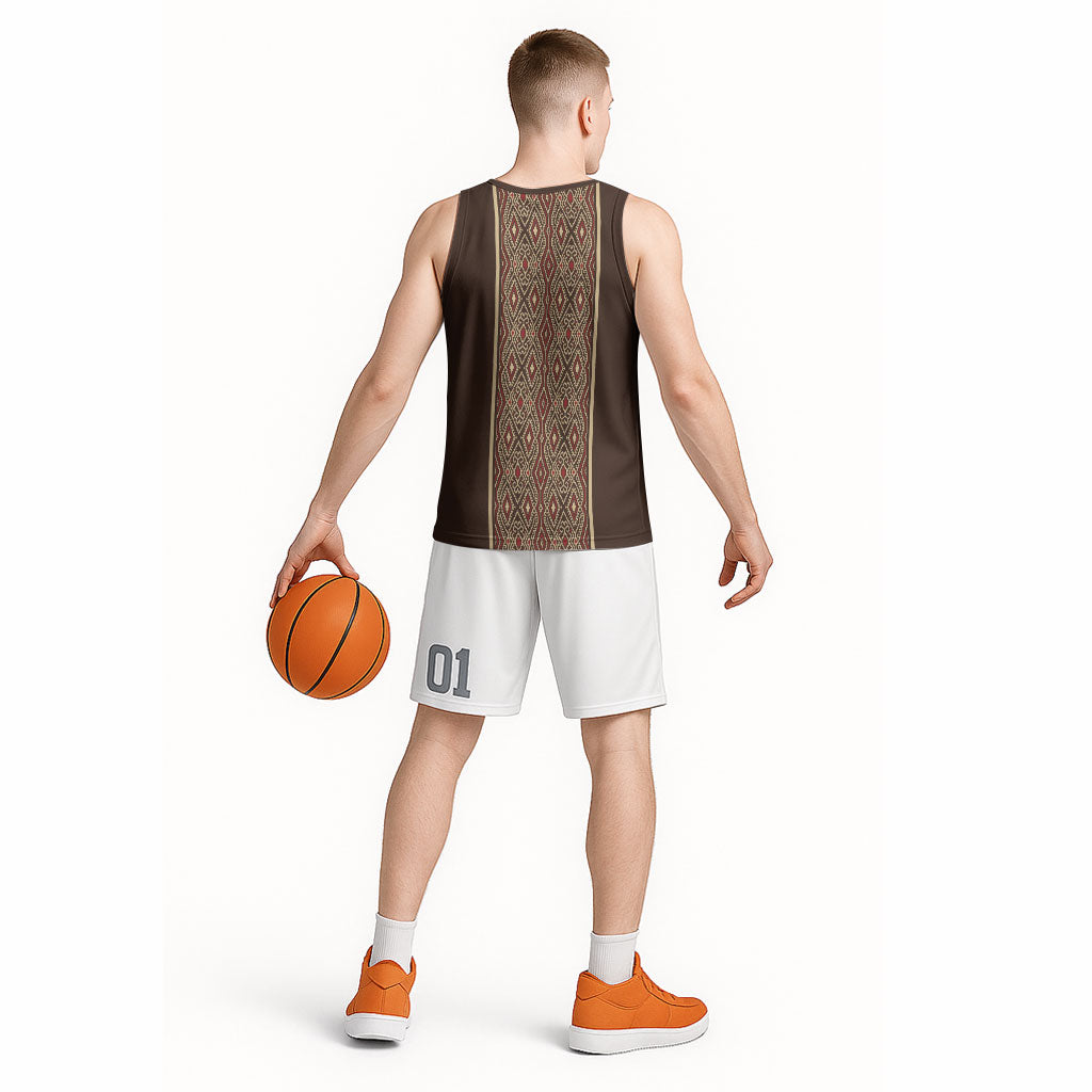 Mabuhay Philippines Festival Basketball Jersey Tnalak Modern Filipiniana Inspired