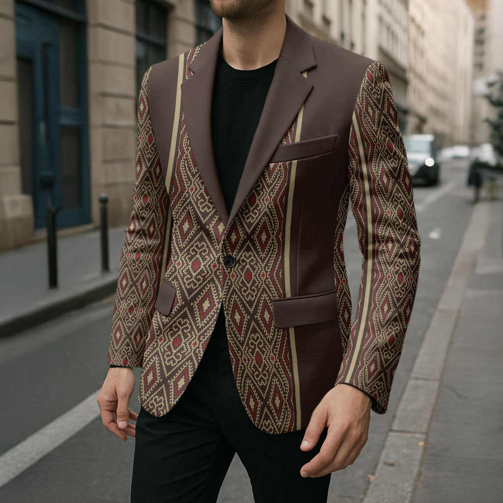 Mabuhay Philippines Festival Blazer Tnalak Modern Filipiniana Inspired