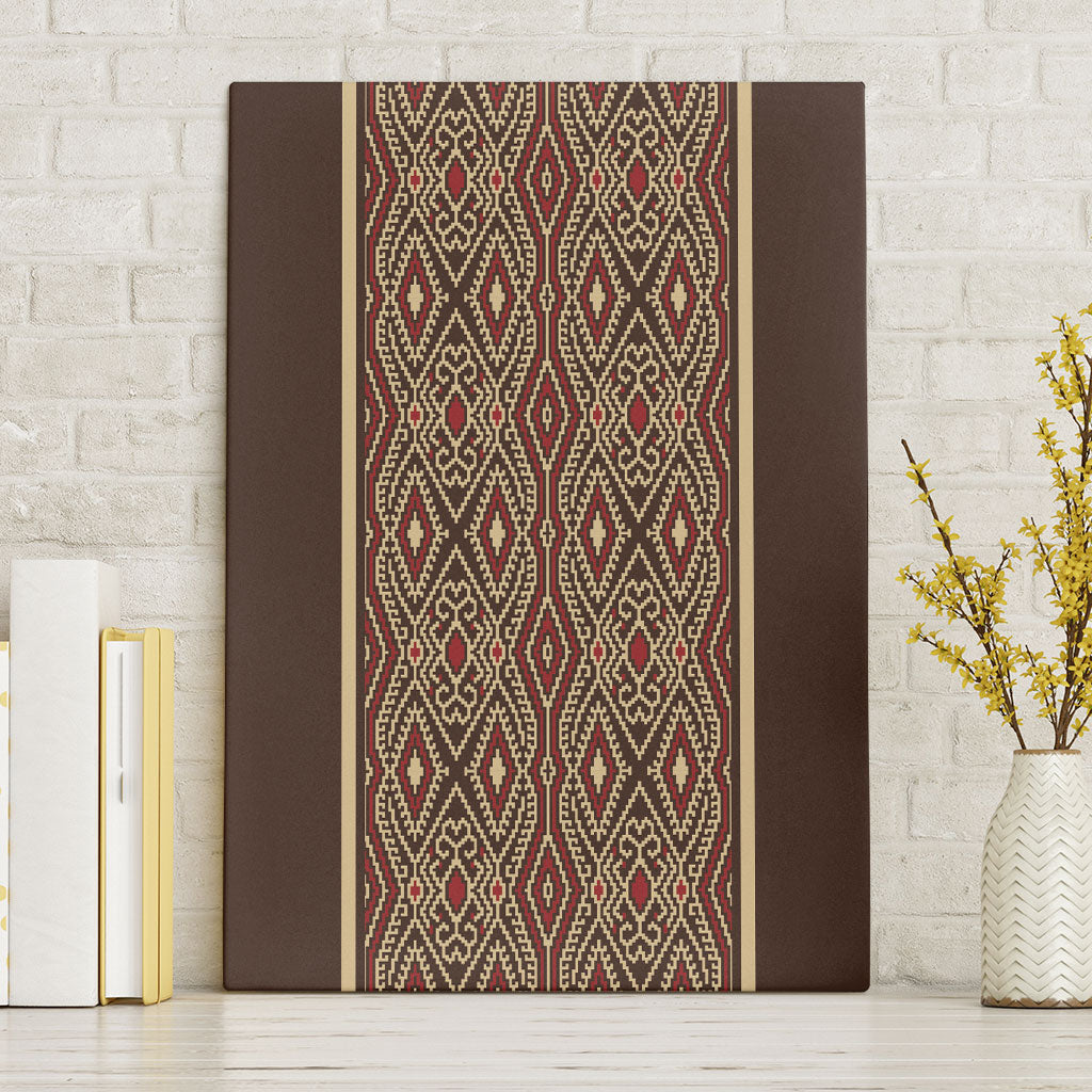 Mabuhay Philippines Festival Canvas Wall Art Tnalak Modern Filipiniana Inspired