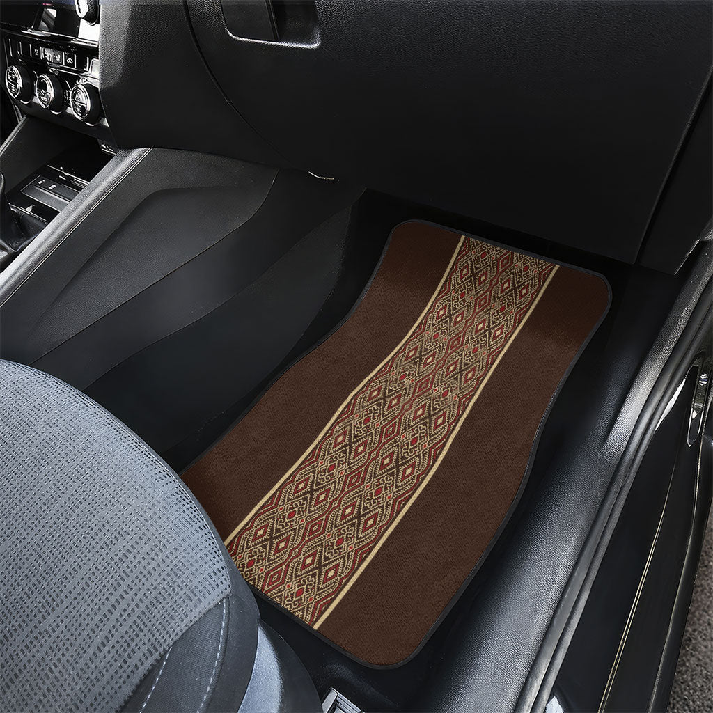 Mabuhay Philippines Festival Car Mats Tnalak Modern Filipiniana Inspired