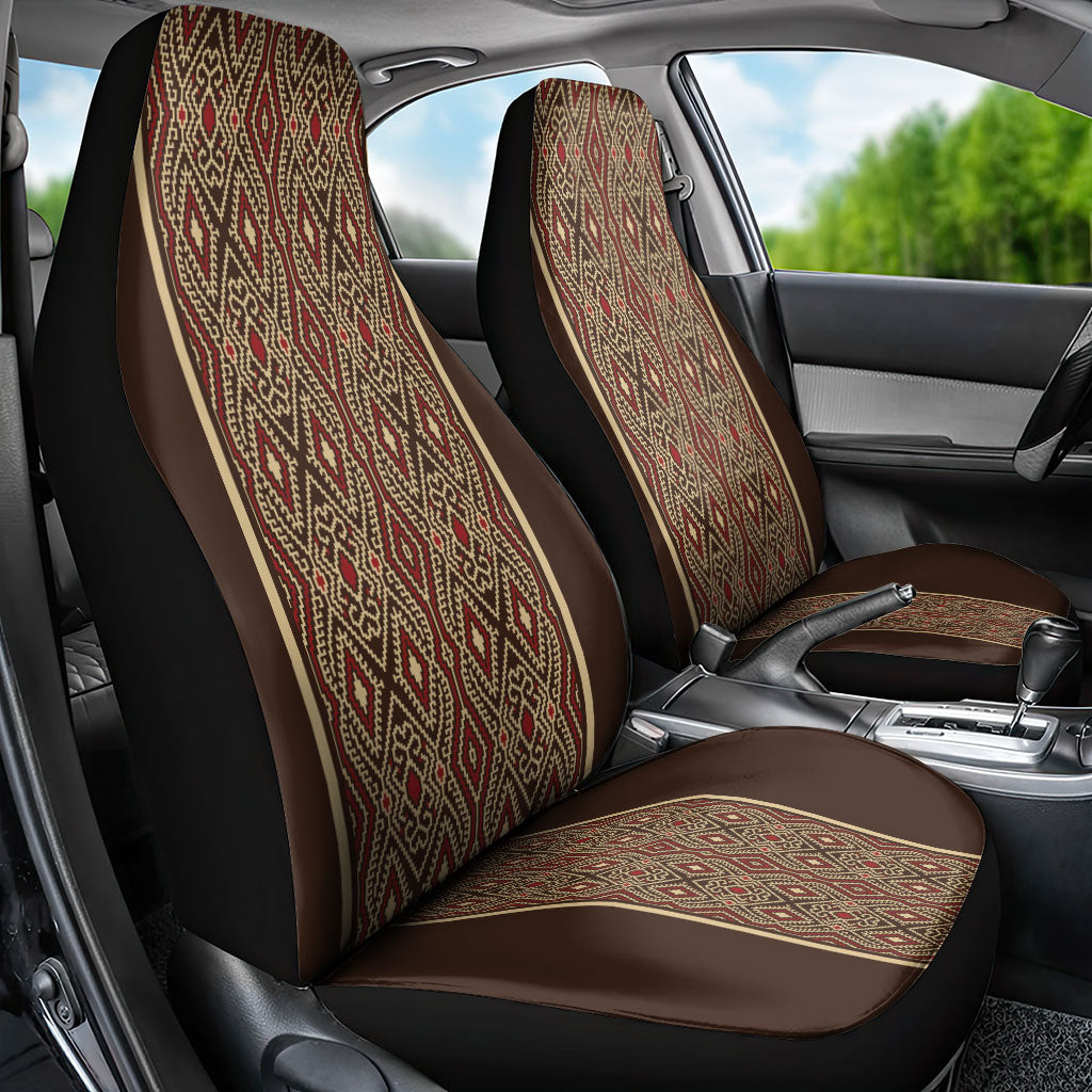 Mabuhay Philippines Festival Car Seat Cover Tnalak Modern Filipiniana Inspired
