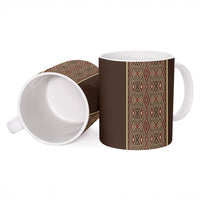 Mabuhay Philippines Festival Ceramic Mug Tnalak Modern Filipiniana Inspired