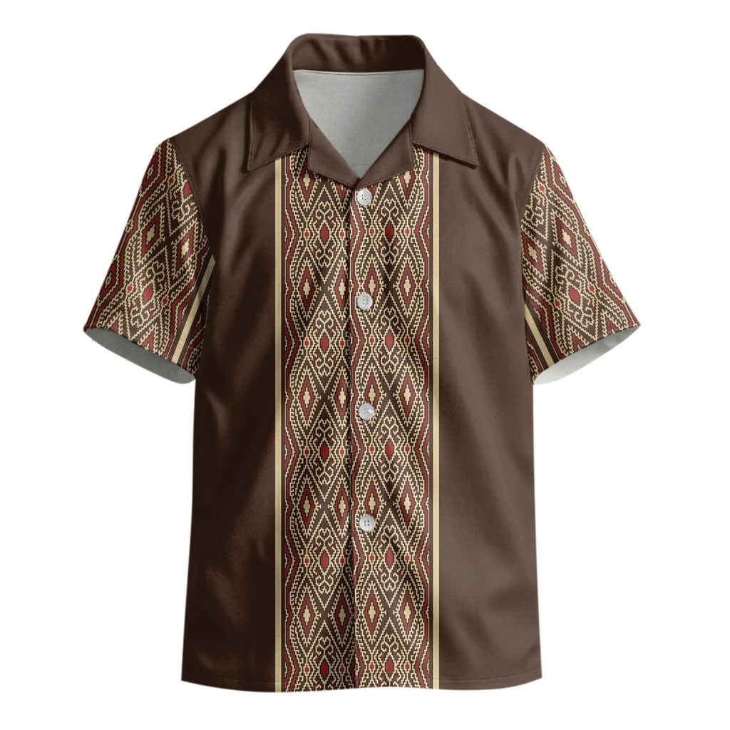 Mabuhay Philippines Festival Kid Hawaiian Shirt Tnalak Modern Filipiniana Inspired