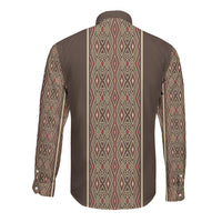 Mabuhay Philippines Festival Long Sleeve Button Shirt Tnalak Modern Filipiniana Inspired